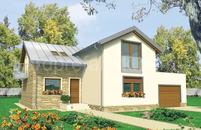 Dubleks garajlı 210 m2 çelik ev