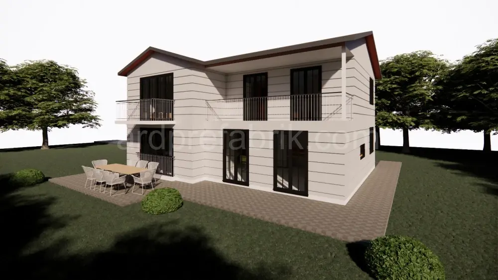 çift katlı 172 m2
