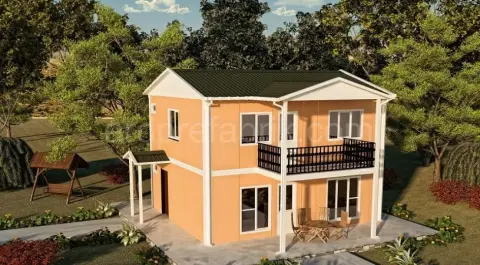 1142M2 DUBLEKS PREFABRİK EV görsel 1