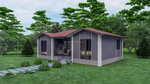 2+1 67M2 PREFABRİK EV görsel 1