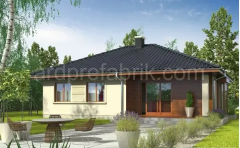 86m2 Tek kat çelik ev görsel 1