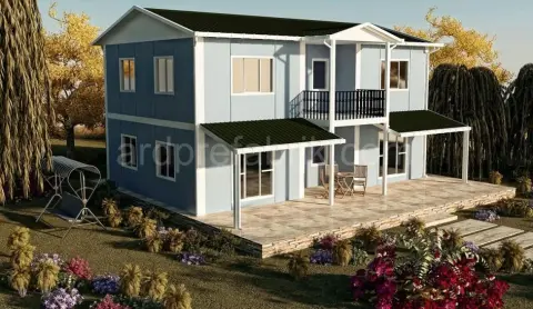 158 M2 DUBLESK PREFABRİK EV görsel 2