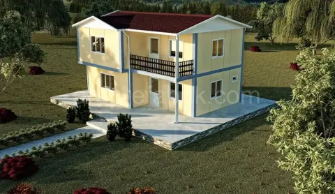 105 M2 DUBLEKS PREFABRİK EV görsel 2