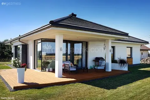 160 M2 TEK KAT PREFABRİK EV görsel 3