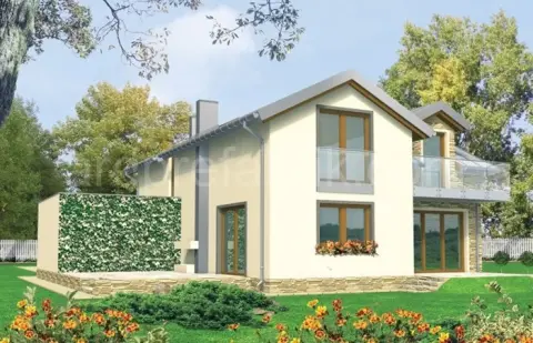 Dubleks garajlı 210 m2 çelik ev görsel 3
