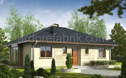 86m2 Tek kat çelik ev görsel 3