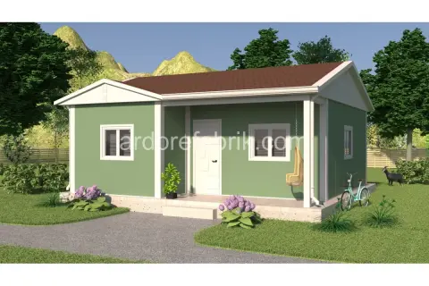 59 M2 TEK KAT PREFABRİK EV görsel 4