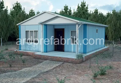 Prefabrik Ev 53 m2 1+1 görsel 2