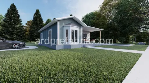 82 m2 2+1 prefabrik ev görsel 3