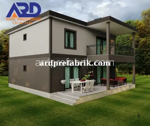çift katlı Çelik ev  Ard-212 görsel 3