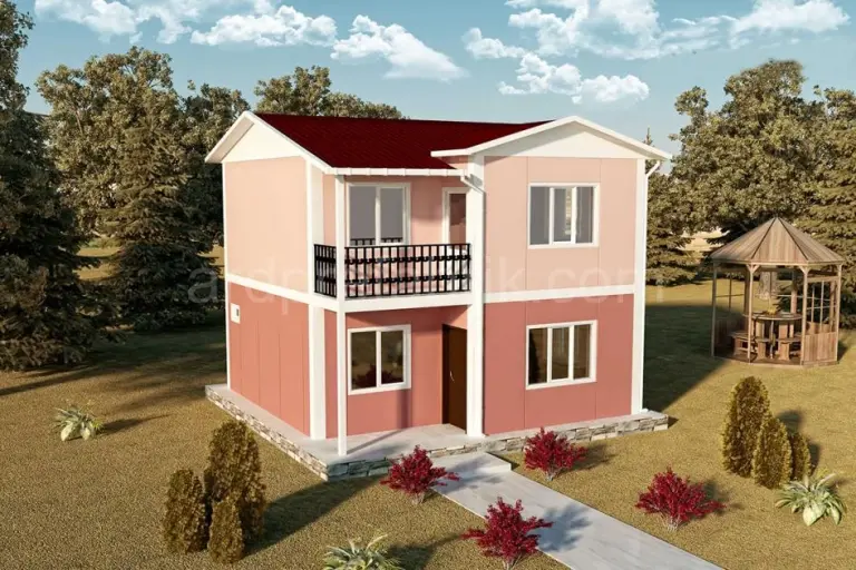 80 M2 DUBLEKS  PREFABRİK EV