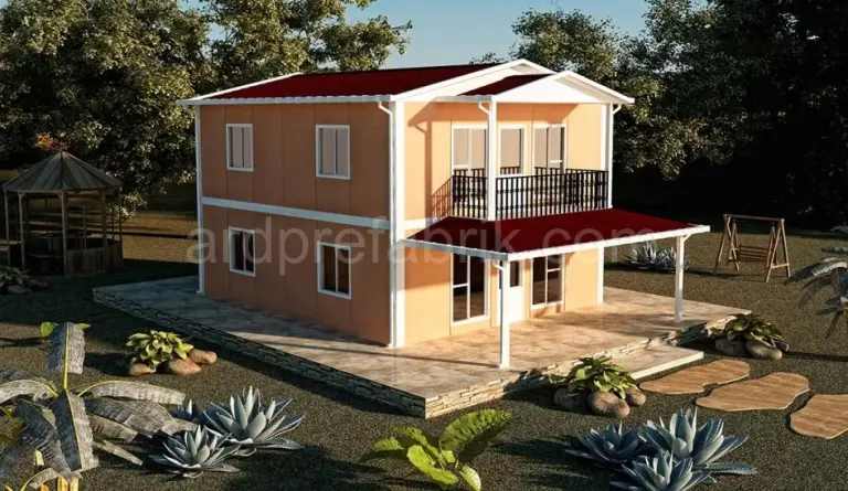 122 M2 DUBLEKS PREFABRİK EV