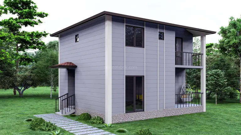 4+1 120M2 DUBLEKS PREFABRİK EV