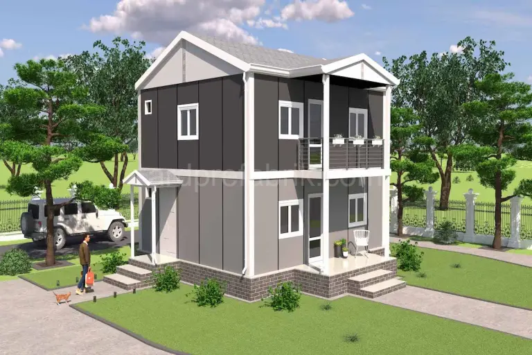 114 M2 ÇİFT KAT PREFABRİK EV