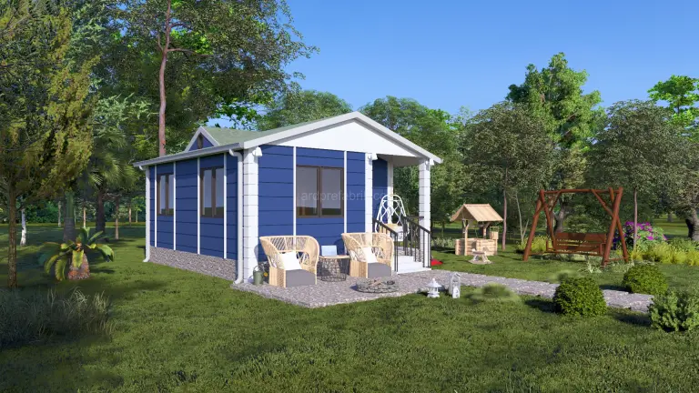 1+1 35 M2 TEK KAT PREFABRİK EV