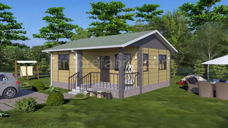 50 M2 2+1 TEK KAT PREFABRİK EV
