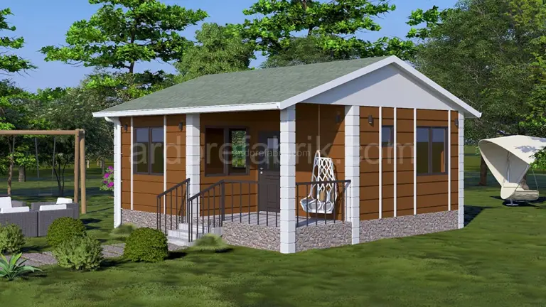 40M2 1+1 TEK KAT PREFABRİK EV