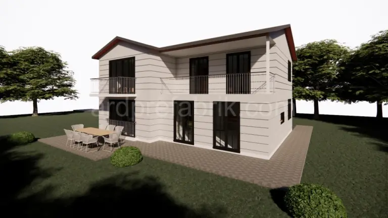 çift katlı 172 m2